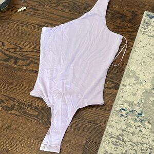 superdown Kids Lilac One Shoulder Bodysuit